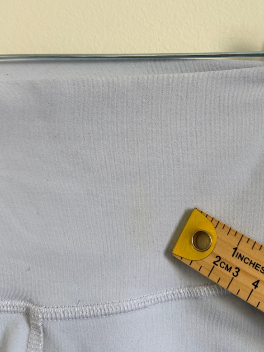 ALO Airbrush Blue Leggings Size Medium Cropped 23” - Picture 5 of 8